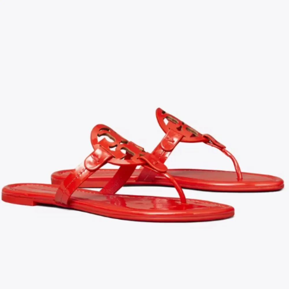Tory Burch MILLER PATENT SANDAL - Picture 4 of 10